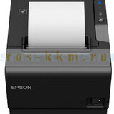 Термопринтер чеков Epson TM-T88VI USB, RS232, Ethernet, Buzzer, черный