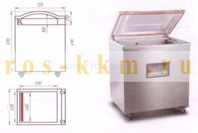 Вакуумный упаковщик Indokor IVP-400/CD