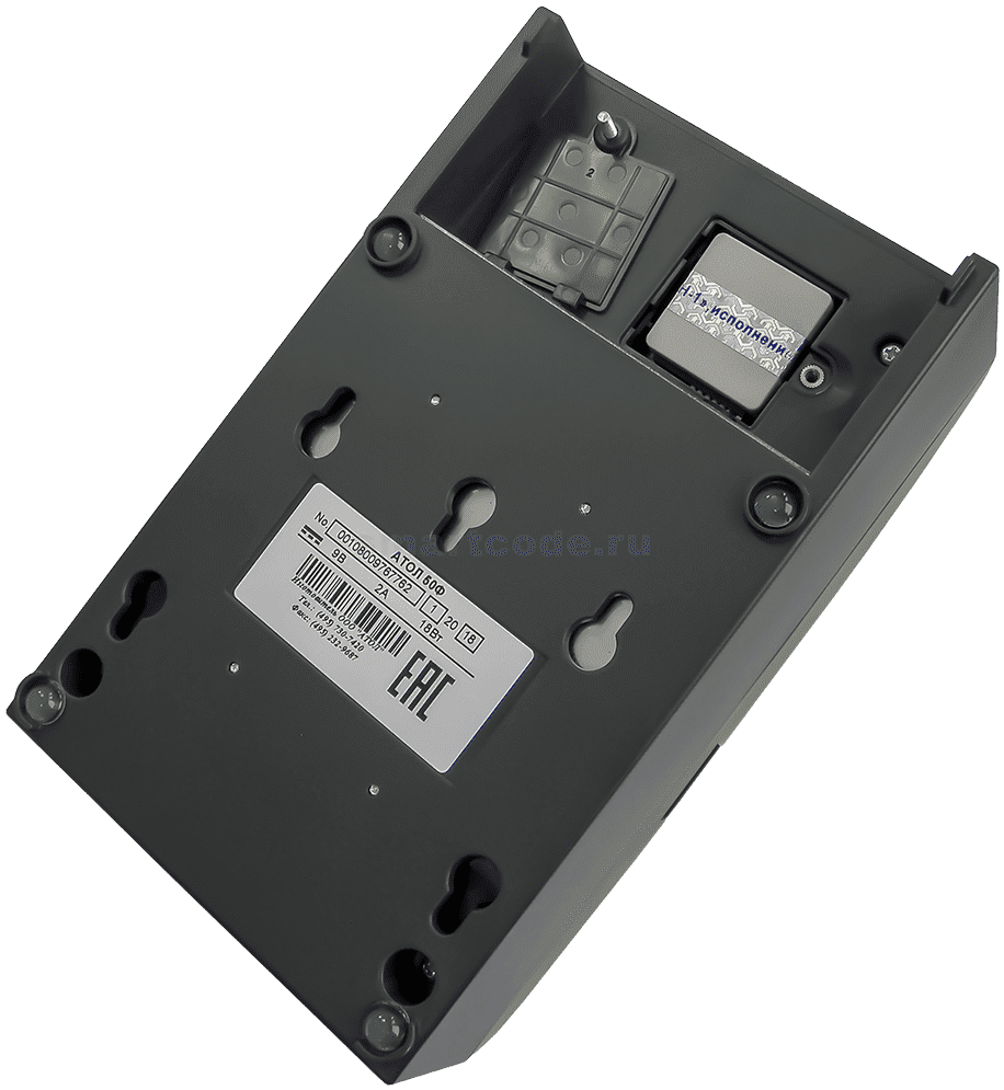 Фискальный регистратор АТОЛ 50Ф Темно-серый ФН 1.1. USB						(ЕГАИС/ФГИС)