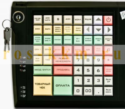 Программируемая POS-клавиатура POSUA LPOS-064-Mxx черная