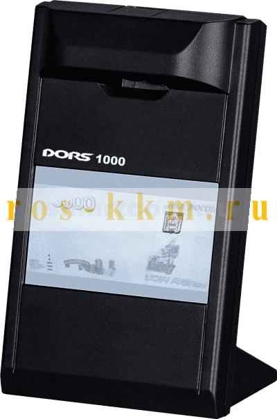 Детектор банкнот Dors 1000 M3 черный