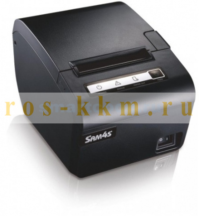 Термопринтер чеков Sam4s Ellix 30DB, COM/USB/Ethernet, черный (с БП)